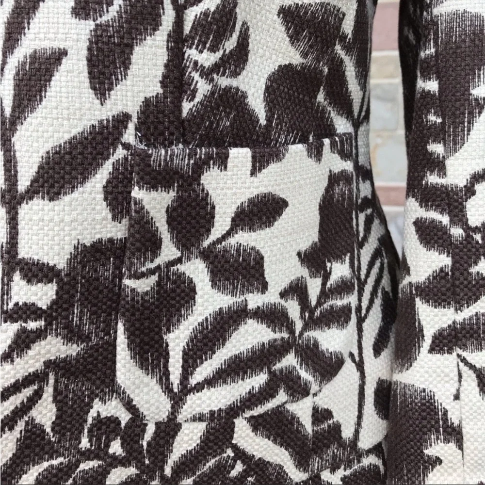 Jones Wear Leaf‎ Print Cotton Skirt Suit